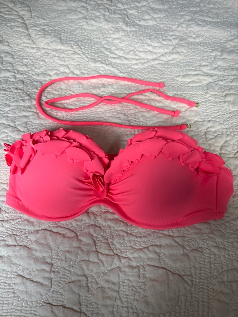 Victoria's Secret Neon Pink Bikini Top